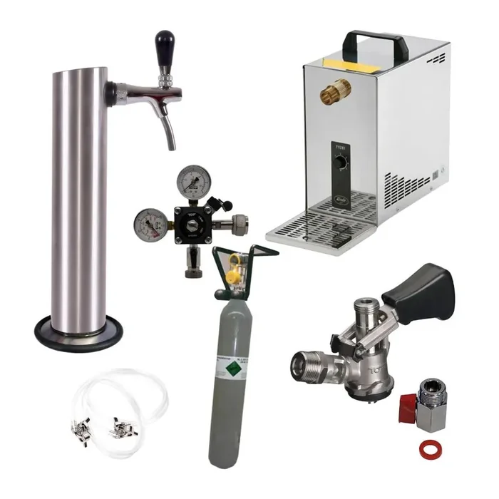 Under-counter complete set 30ltr with stainless steel tubular column Köpikeg(D) 500g