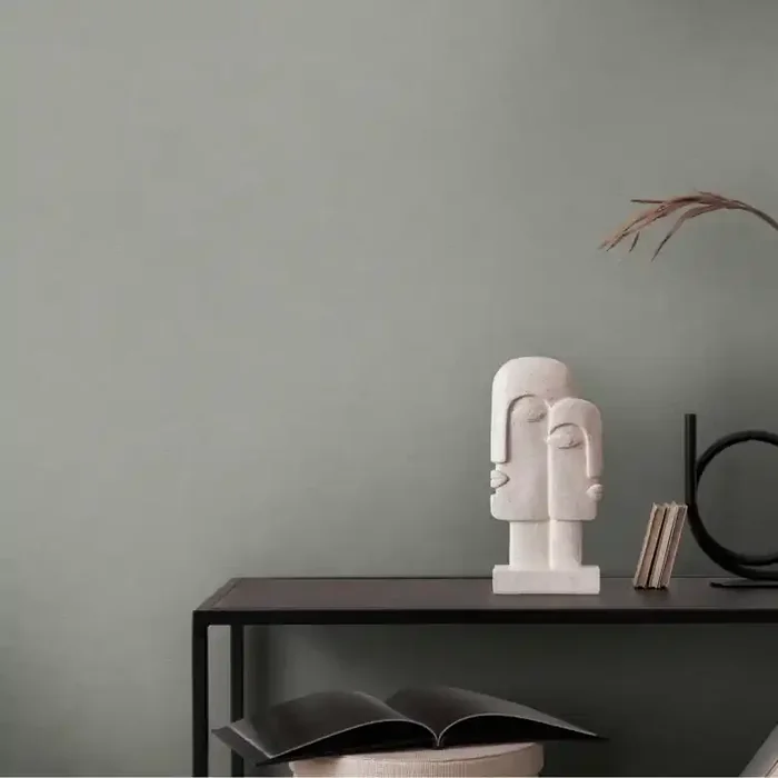 Unitapete mit Putz-Optik Grau – Einfarbige Tapete mit Struktur – Strukturtapete