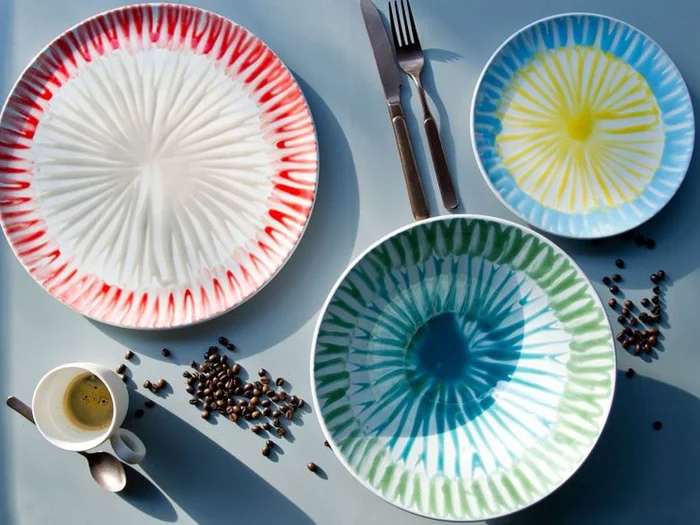 Unopiù DEC3 – Set mit 3 Tellern