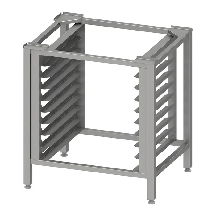 Untergestell mit 8 Einschubschienen für EasyBake/RX, 600×400 mm, H. 850 mm