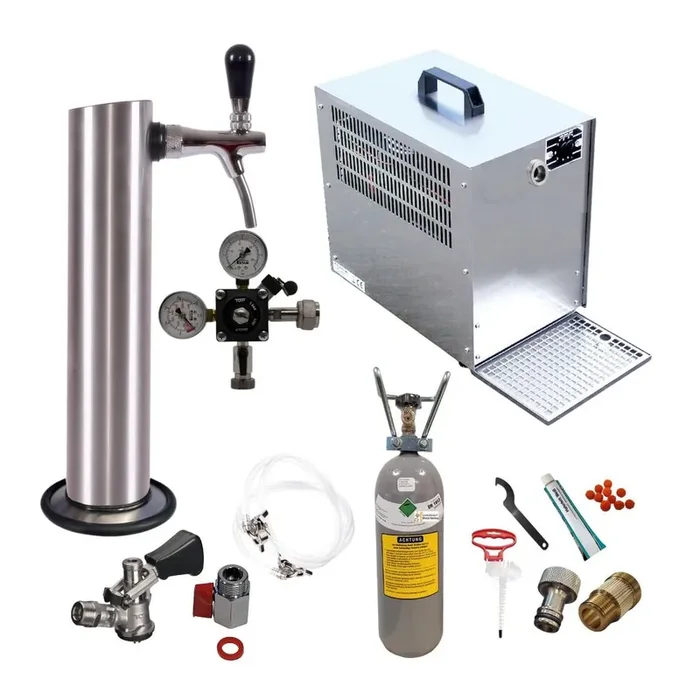 Untertheke 60l,GDW Schanksäule,Köpikeg, 2kg & Reinigung