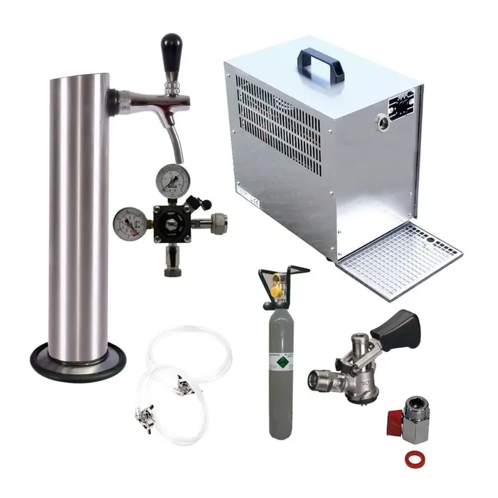 Untertheke 60l,GDW Schanksäule,Köpikeg, 500g