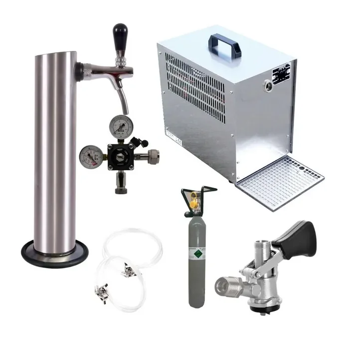 Untertheke 60l,GDW Schanksäule,Korbkeg, 500g