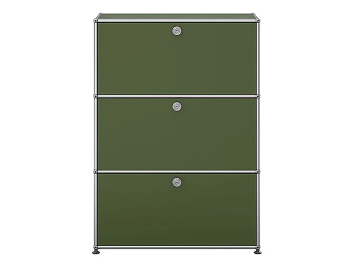 USM Haller Schrank 3 Klappe Türen Entworfen von Fritz Haller & Paul Schärer