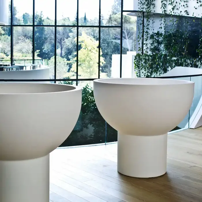 Vase PRIMAVERA von Eero Aarnio für Serralunga – Anthrazit