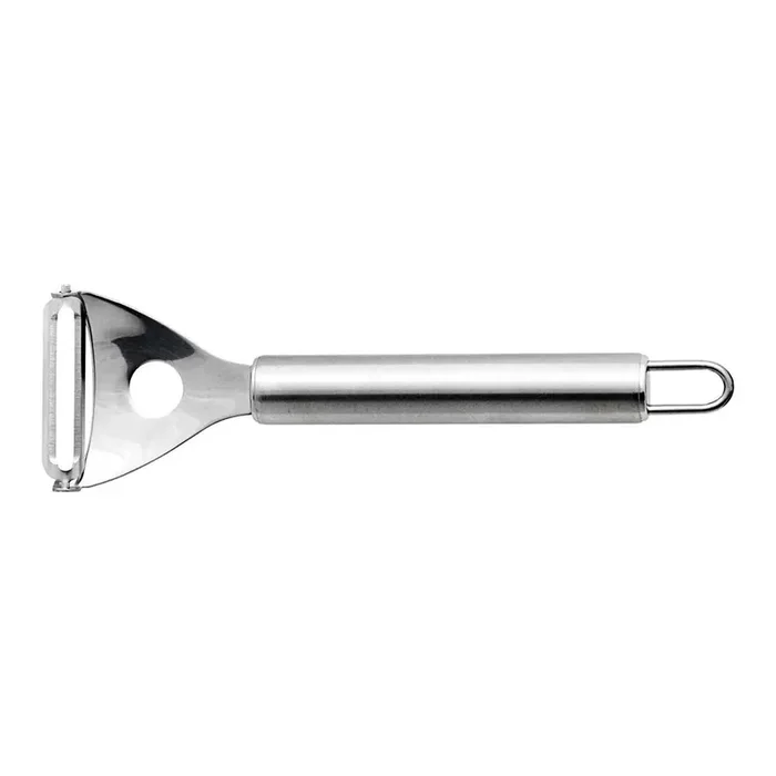 Vegetable peeler, round handle, length 16.5 cm