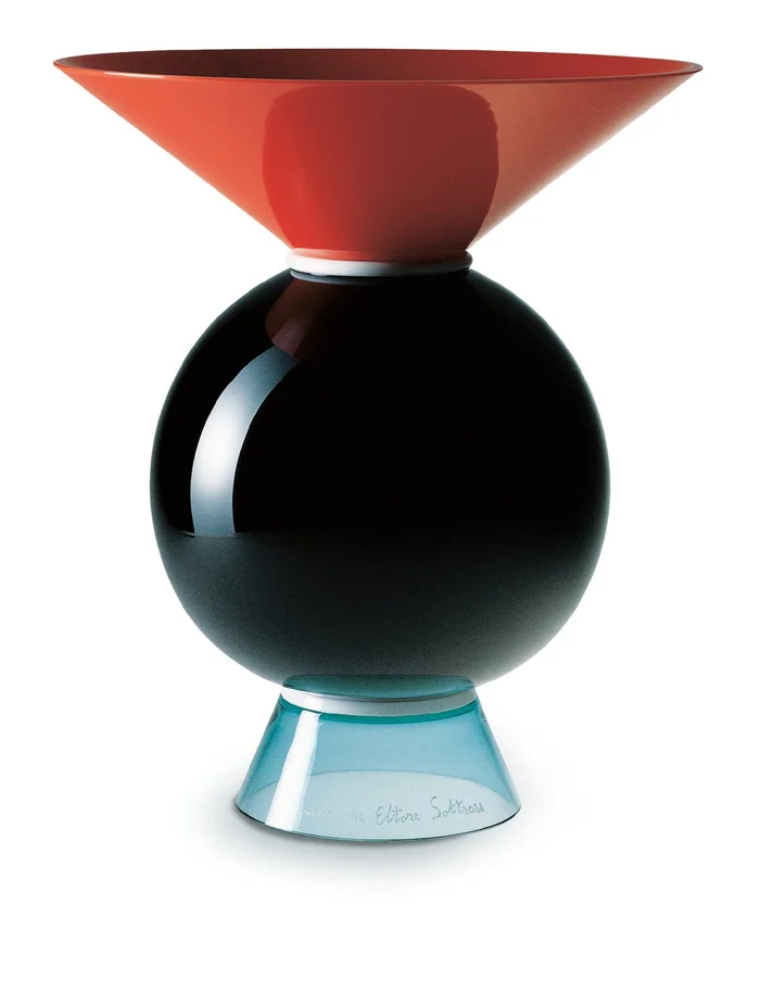 Venini Yemen Vase Entworfen von Ettore Sottsass