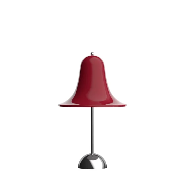 Verner Panton Pantop Tragbare Lampe Kirschrot