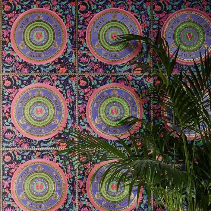 Versace Home klassische Blumentapete florale Designer Luxus Vliestapete Bunt