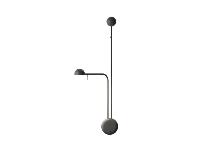 Vibia Pin 1685 Wandleuchte – Schwarz Entworfen von Ichiro Iwasaki