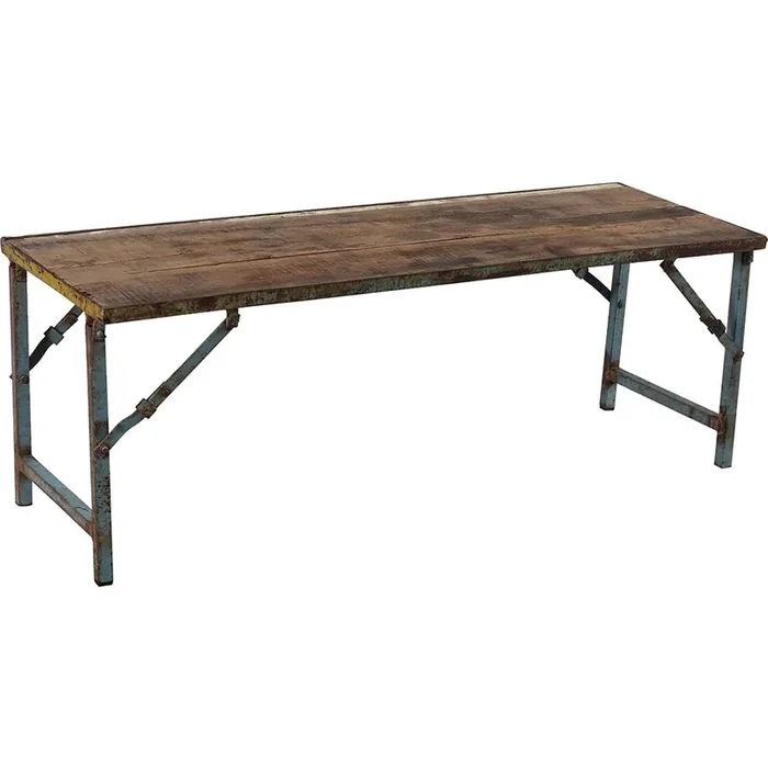 Vintage Esstischbank Sitzbank Cafehaus Klappbar 130/46 Outdoor