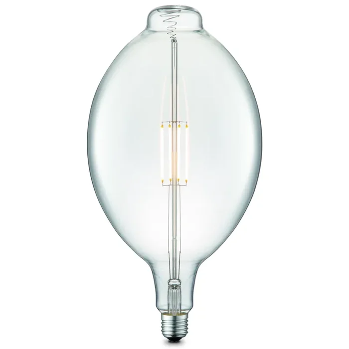 Vintage LED Glühbirne XXL Oval 33 x 18 cm dimmbar Klarglas