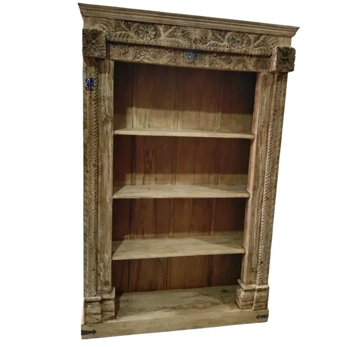 Vintage Regal Bücherregal Antik 220cm Muster -34-