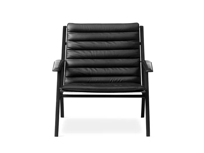 Vipp Vipp 456 Loungesessel – Schwarzes Leder