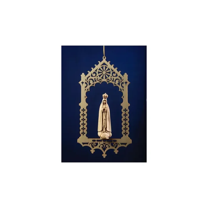 Virgin of Fatima in niche