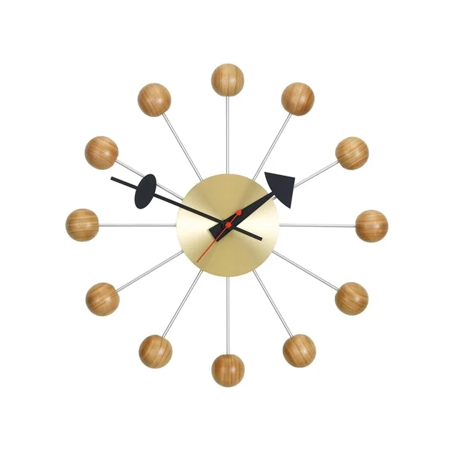 Vitra Ball Clock Uhr Kirsche