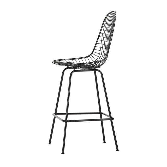 Vitra Eames Wire Barhocker Medium Schwarz