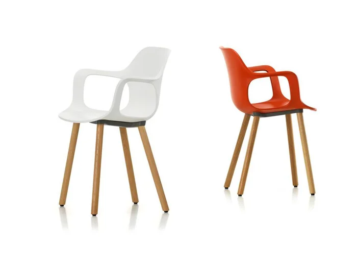 Vitra Hal Holzsessel Entworfen von Jasper Morrison