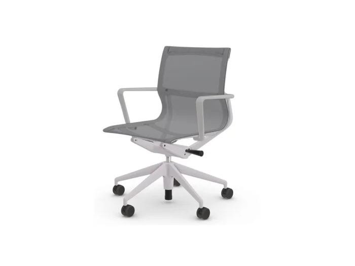 Vitra Physix Drehstuhl – TrioKnit Silver / Soft Grey Entworfen von Alberto Meda