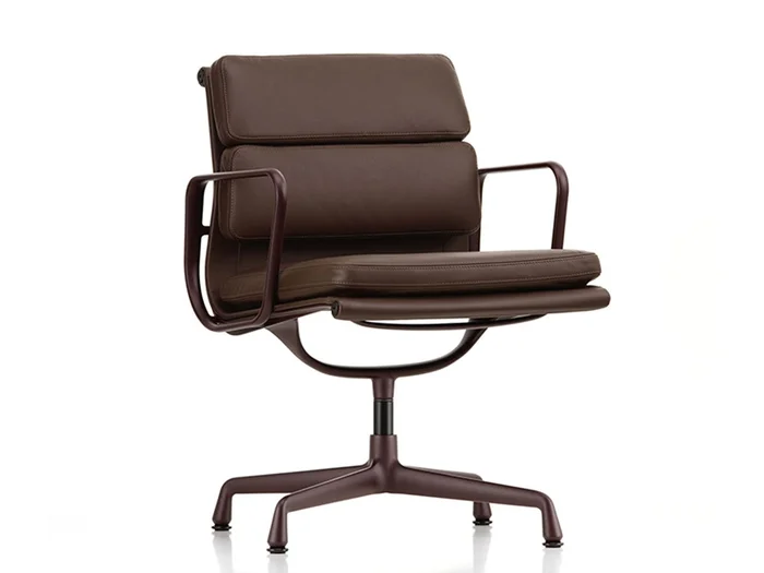 Vitra Soft Pad EA 208 Conference – Drehbarer Bürostuhl Entworfen von Charles & Ray Eames