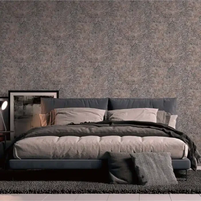 Vliestapete Industrial Style Tapete Kupfer, Schwarz, Silber Rostoptik Wandtapete Metalliceffekt