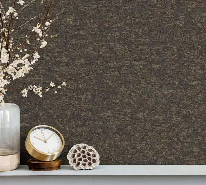 Vliestapete Struktur Modern, Shabby Chic, Designerwelten in Schwarz