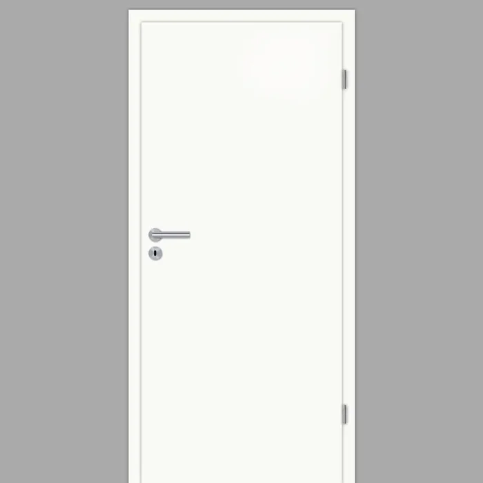 Wabe Zimmertür / Innentür Weißlack RAL 9010 mit Zarge