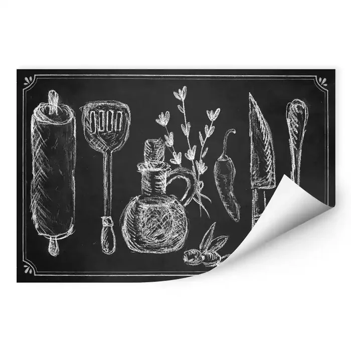 Wallprint Rustic Kitchen