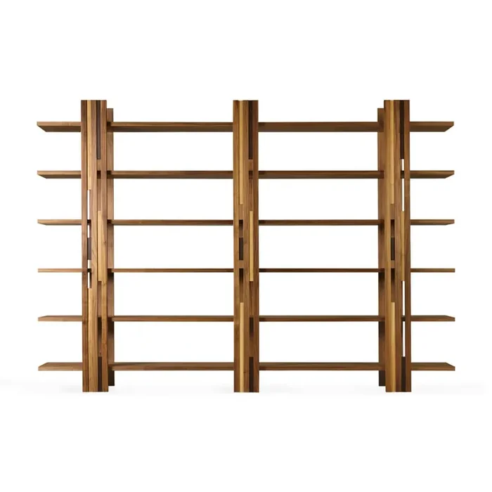 Walnussholz-Bücherregal GRAVITA‘ von Dale Italia