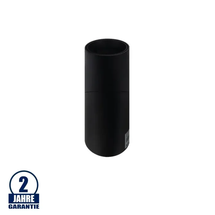 Wand- und Deckenstrahler GU10 schwenkbar Schwarz