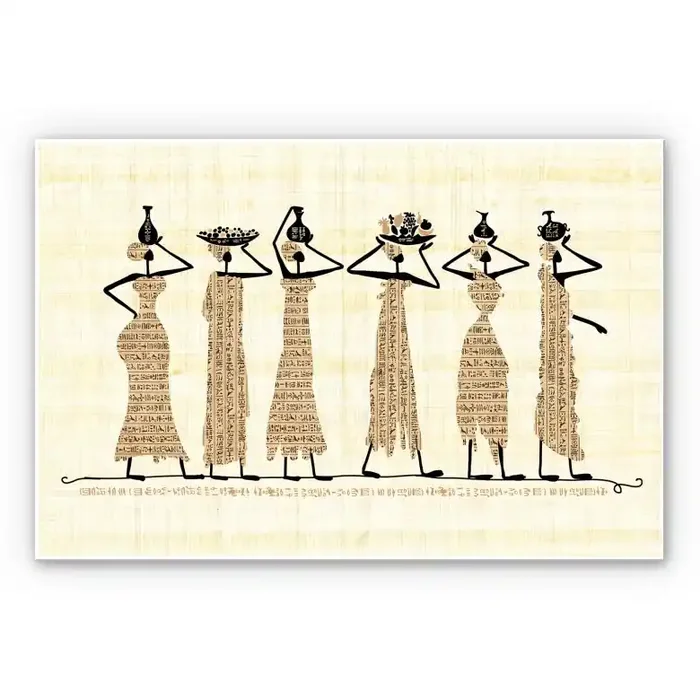 Wandbild Ägyptische Frauen