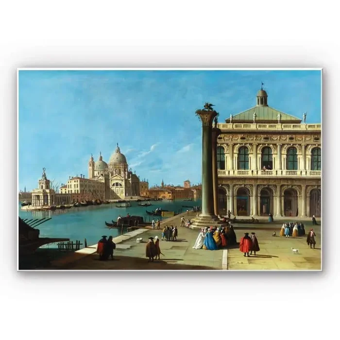 Wandbild Canaletto – Die Einfahrt zum Canal Grande