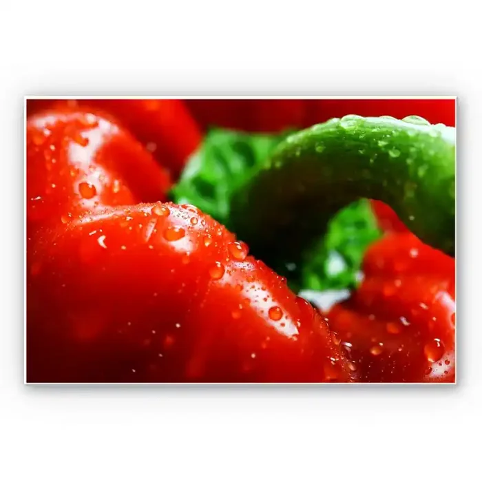 Wandbild Fresh Paprika
