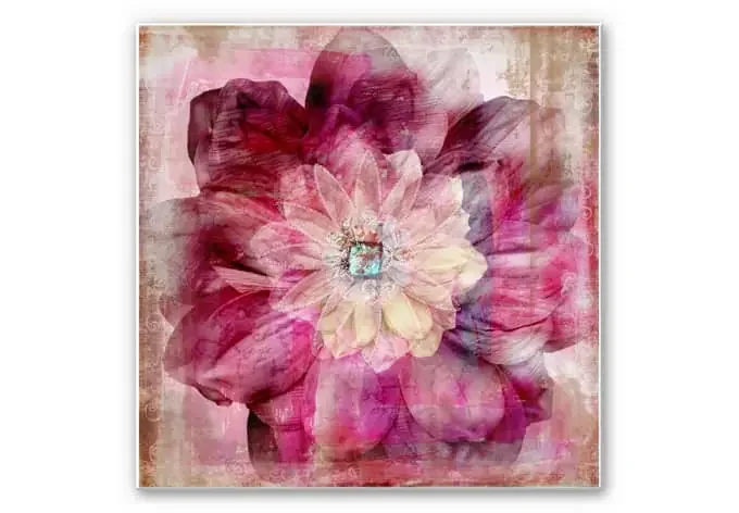 Wandbild Pink Peony