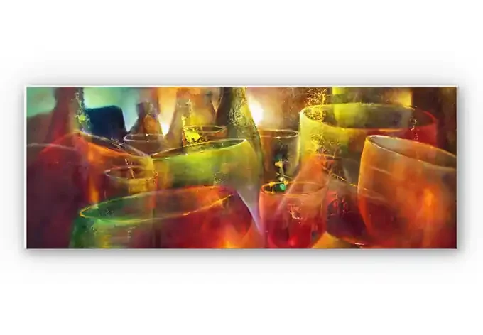 Wandbild Schmucker – Zu später Stunde – Panorama