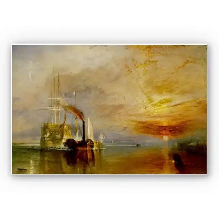 Wandbild Turner – Die Temeraire an ihrem letzten Ankerplatz