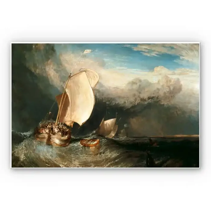Wandbild Turner – Fischerboote