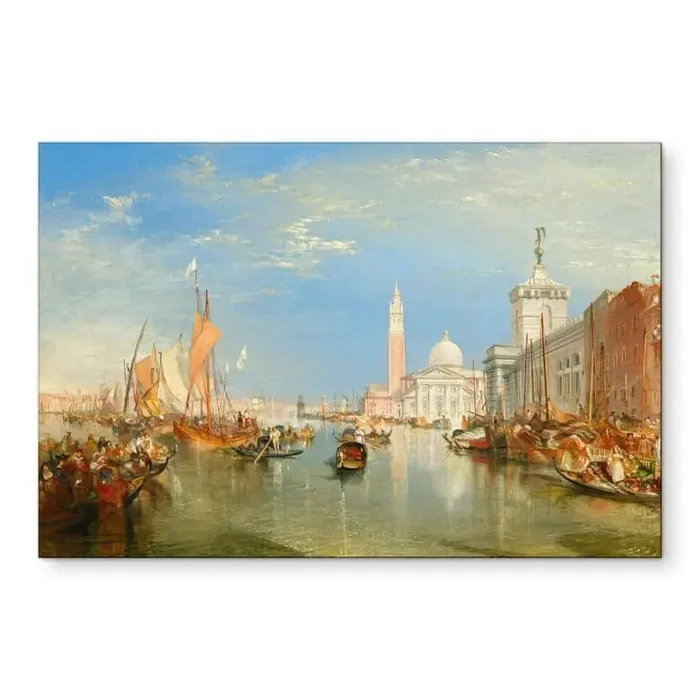 Wandbild Turner – Venedig, Dogana und S. Giorgio Maggiore – Alu-Dibond