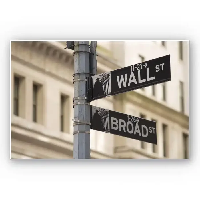 Wandbild Wallstreet