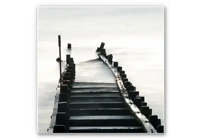 Wandbild Way to nowhere – quadratisch