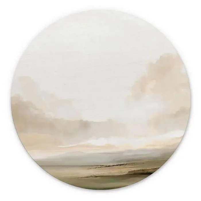 Wandbild Wolken am Himmel – Hobday – Alu-Dibond – Rund