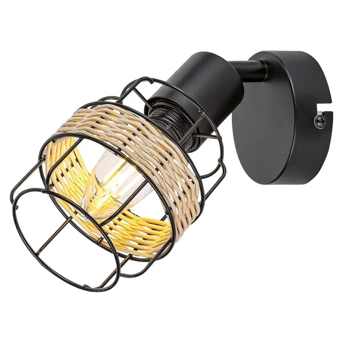 Wandleuchte aus Metall Rabalux Indiana E14 1x MAX25W 9,5 cm [Größe 9,5x14x9,5 cm]