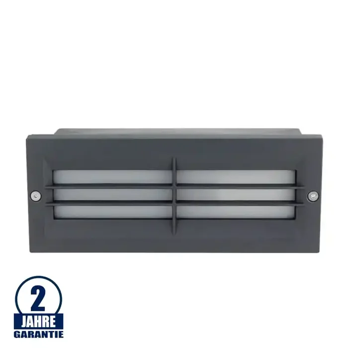 Wandleuchte mit E27 Fassung Grau V2 IP54