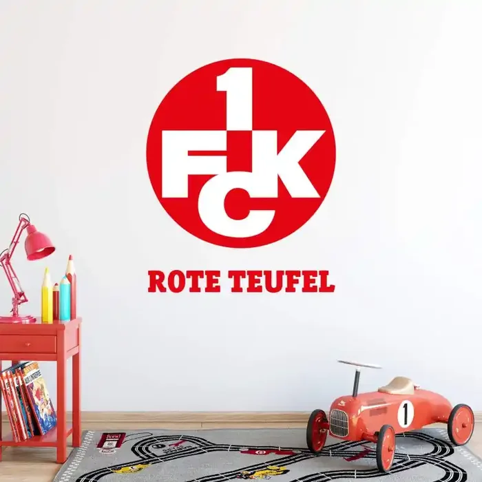 Wandtattoo 1.FC Kaiserslautern Rote Teufel