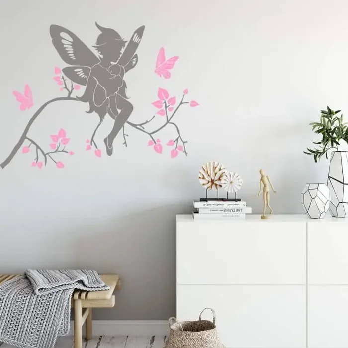 Wandtattoo Elf (2-farbig)