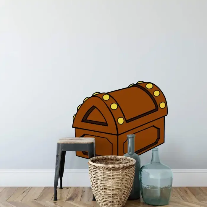Wandtattoo Schatztruhe