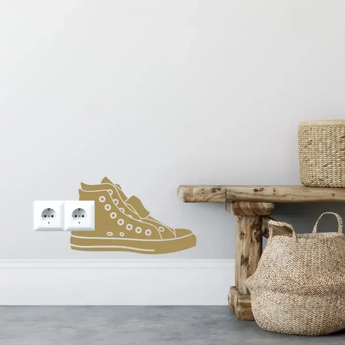 Wandtattoo Turnschuh