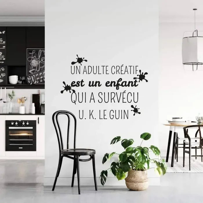 Wandtattoo Un adulte créatif…