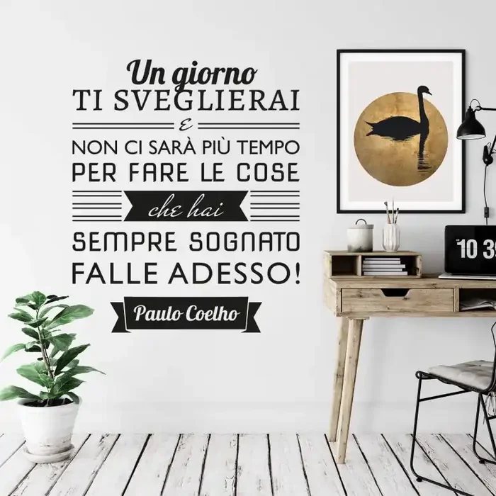 Wandtattoo Un giorno…
