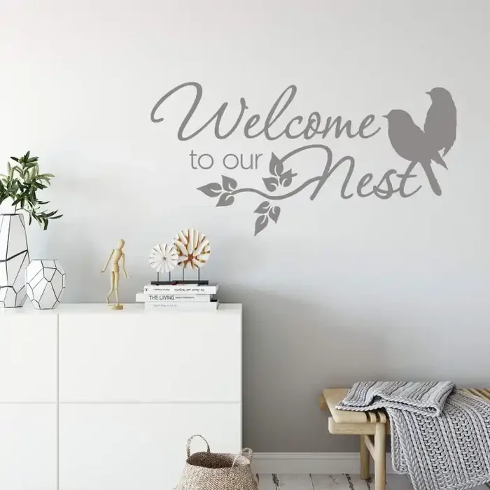Wandtattoo Welcome to our Nest